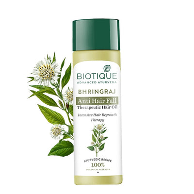 Biotique Bio Bhringraj Oil – Hair Growth Therapy (120 mL)