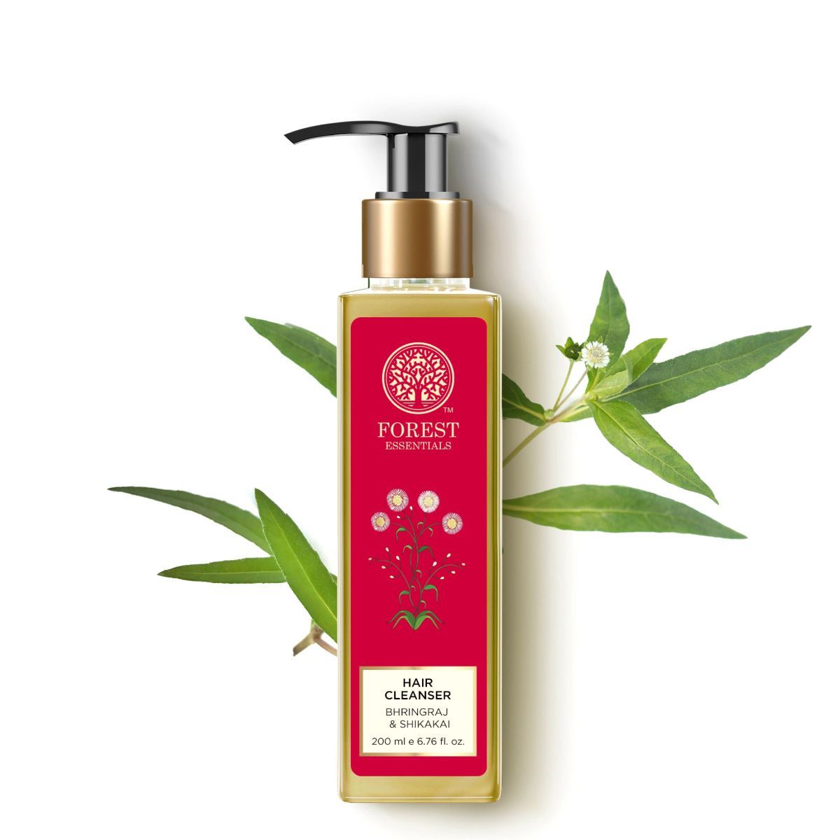 Forest Essentials Bhringraj & Shikakai Hair Cleanser (200ml)